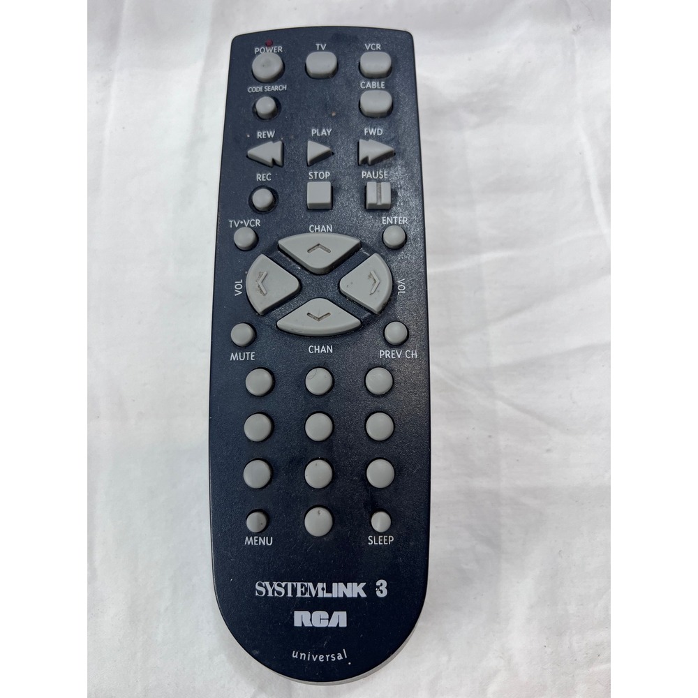 RCA SystemLink 3 Universal Remote Control‎ RCU300D Black for TV VCR Cable